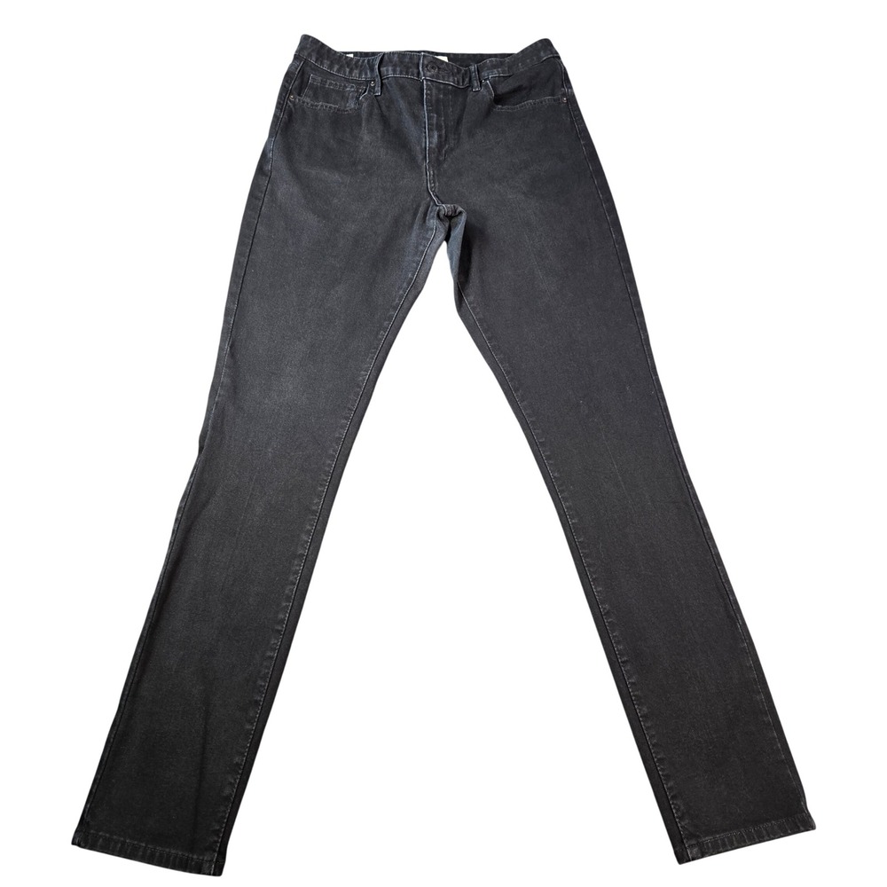 Levi's Premium 721 High Rise Skinny Women's Jeans Black Denim Size 32x30